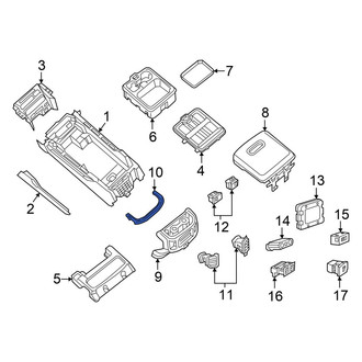 Ram OE - Front Console Trim Panel