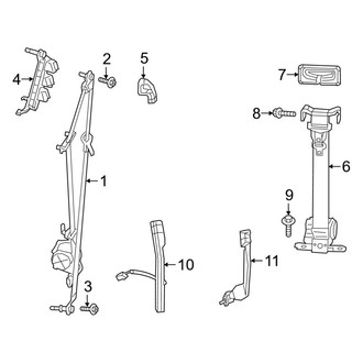 Ram OE - Restraint Systems - Front Seat Belts (Regular Cab), (Regular Cab)