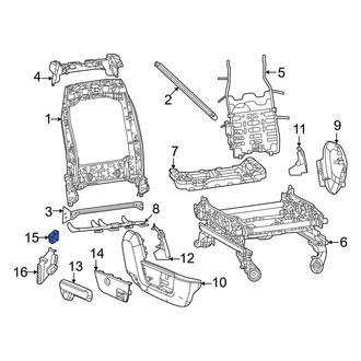 Ram OE - Front Right Seat Lumbar Switch