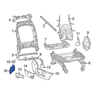 Ram OE - Front Right Power Seat Switch