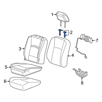 Ram OE - Front Right Headrest Guide