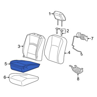 Ram OE - Front Left Seat Cover