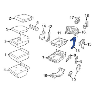 Ram OE - Front Left Seat Hinge