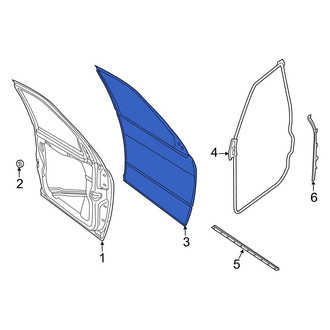 Ram OE - Rear Right Outer Door Outer Panel
