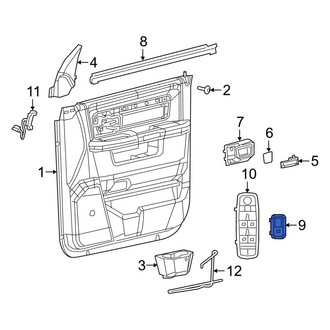 Ram OE - Front Left Door Mirror Switch