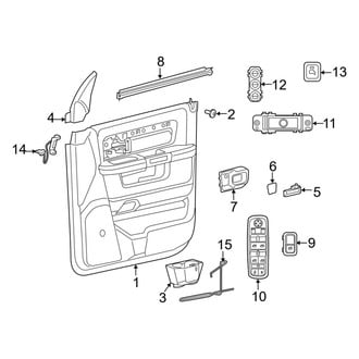 Ram OE - Front Door - Interior Trim