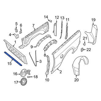 Ram OE - Truck Bed Panel Seal