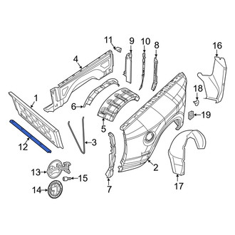 Ram OE - Truck Bed Panel Seal