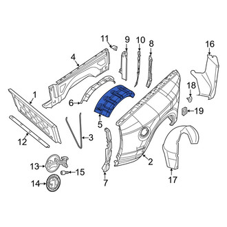 Ram OE - Rear Right Outer Wheel Housing Side Panel