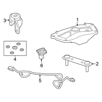 Ram OE - Pick Up Box - Trailer Hitch Components (8' Bed), (Regular Cab / Crew Cab / Mega Cab)