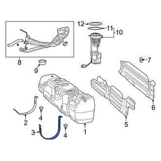 Ram OE - Rear Fuel Tank Strap