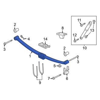 Ram OE - Rear Leaf Spring Assembly