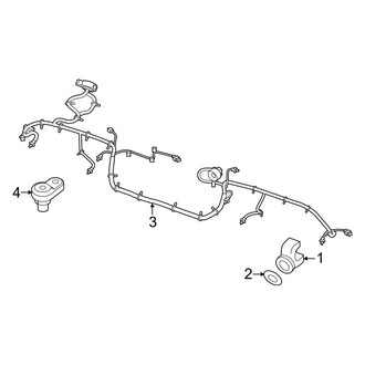 Ram OE - Rear Bumper - Electrical Components (Regular Cab / Crew Cab / Mega Cab)