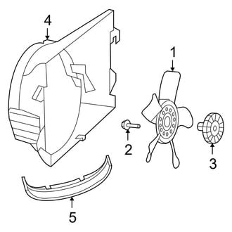Ram OE - Cooling Fan (Mechanical Fan), (5.7L)
