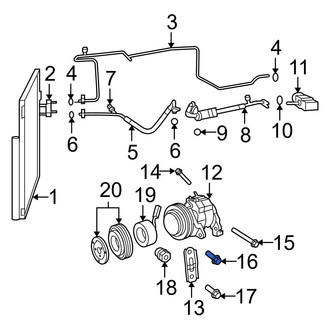 Ram OE - A/C Compressor Bolt
