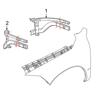 Ram OE - Fender - Structural Components & Rails (1500)