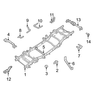 Ram OE - Frame & Components (Frame & Crossmembers), (1500)