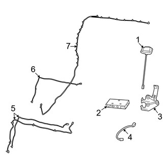 Ram OE - Electrical - Antenna (With Satellite Audio)