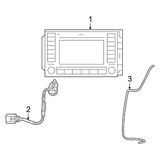 Ram OE - Electrical Components (Rearview Camera), (1500)