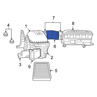 Ram OE - Engine Air Intake Hose