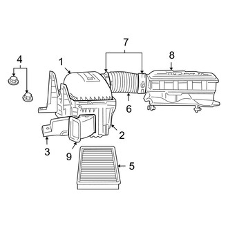 Ram OE - Engine - Air Intake (3.7L)