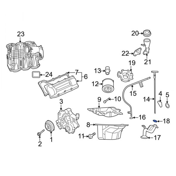 Engine Oil Pump Pickup Tube O-Ring