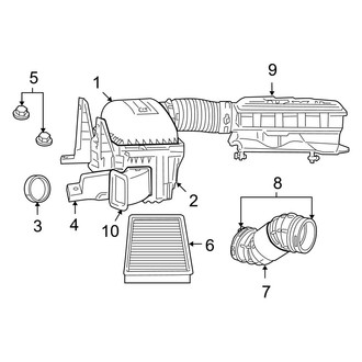 Ram OE - Engine - Air Intake (1500 5.7L)