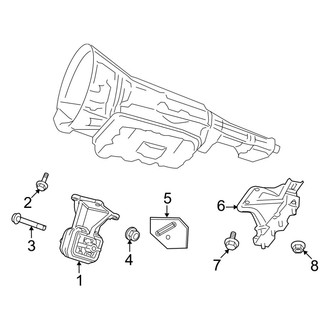 Ram OE - Engine & Transmission Mounting (1500 RWD 5.7L)