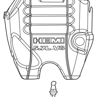 Ram OE - Engine Appearance Cover (1500 5.7L)