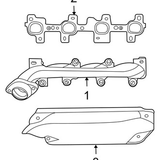 Ram OE - Exhaust System - Manifold (1500 4.7L)