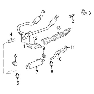 Ram OE - Exhaust System - Exhaust Components (1500 4.7L)