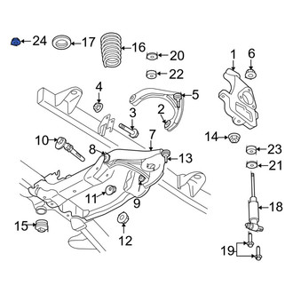 Ram OE - Upper Suspension Shock Absorber Nut