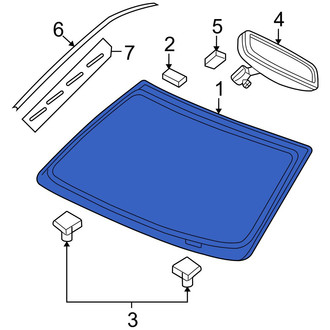 Ram OE - Front Windshield