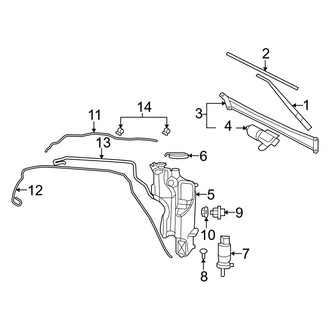 Ram OE - Windshield - Wiper & Washer Components (1500)