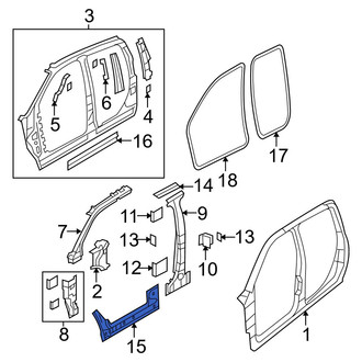 Ram OE - Left Inner Rocker Panel