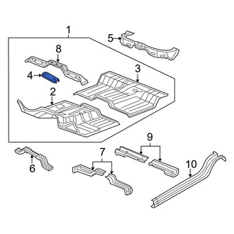 Ram OE - Rear Floor Pan Reinforcement