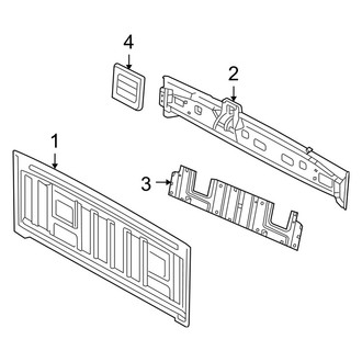 Ram OE - Cab - Back Panel (1500 Big Horn / Express / Laramie / Laramie Longhorn / Outdoorsman / SLT / Sport / ST / Tradesman Crew Cab)
