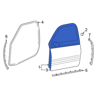 Ram OE - Rear Left Door Shell