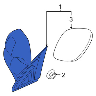 Ram OE - Front Left Door Mirror