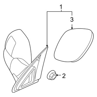 Ram OE - Front Door - Outside Mirrors (1500)