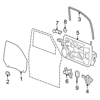 Ram OE - Front Door - Glass & Hardware