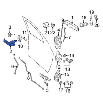 Ram OE - Rear Right Inner Interior Door Handle