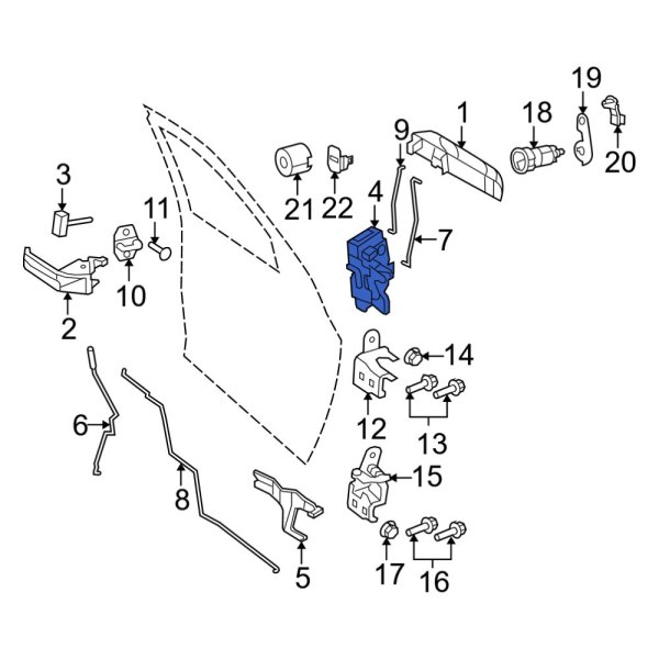 Door Latch Assembly