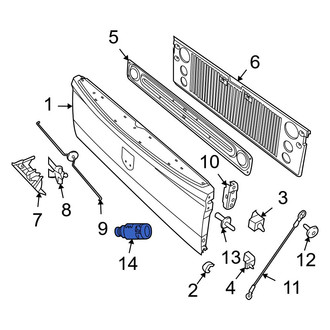 Ram OE - Rear Tailgate Lock