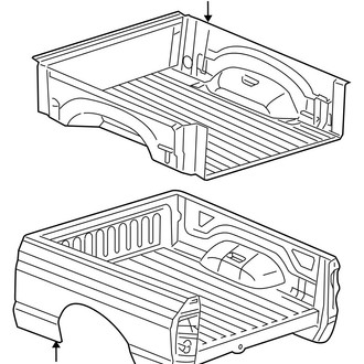 Ram OE - Pick Up Box - Box Assembly (8' Bed)