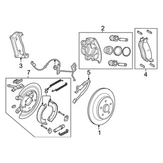 Ram OE - Rear Suspension - Brake Components