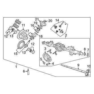 Ram OE - Rear Suspension - Axle & Differential (1500)