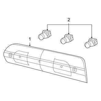 Ram OE - Rear Lamps - High Mount Lamps (1500)