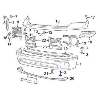 Ram OE - Bumper Face Bar Clip
