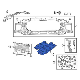 Ram OE - Front Radiator Support Splash Shield
